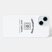 Retro-modern zwart-wit iPhone-hoesje met aangepast Case-Mate iPhone Case (Achterkant (horizontaal))