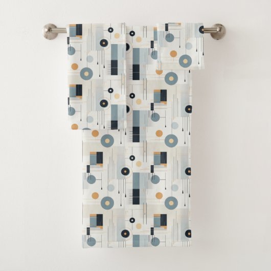 Retro Moderne Abstract  Bad Handdoek (Insitu)