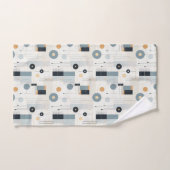 Retro Moderne Abstract  Bad Handdoek (Handdoek)