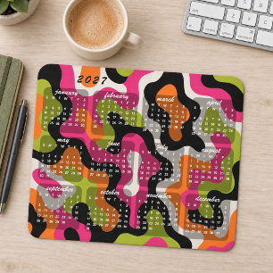Retro Moderne Abstracte 2027 Agenda Muismat