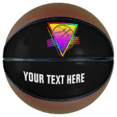 Retro moderne basketbal (Voorkant)