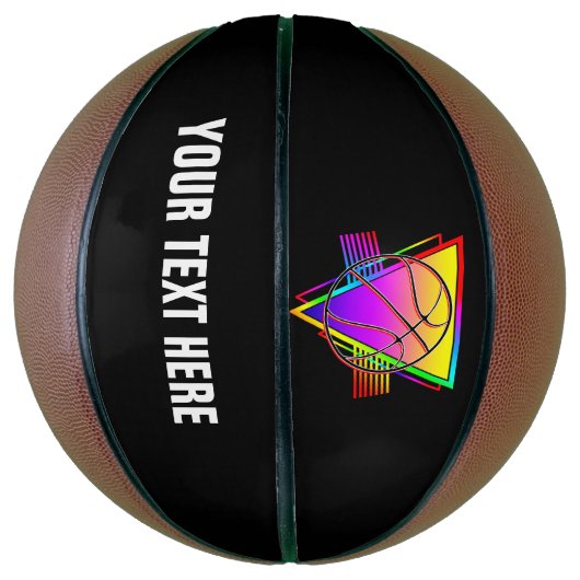 Retro moderne basketbal (Verticaal)