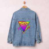 Retro moderne basketbal denim jacket (Hangar)