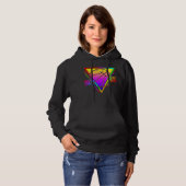 Retro Moderne Basketbal Hoodie (Voorkant volledig)
