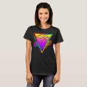 Retro Moderne Basketbal T-shirt (Voorkant volledig)
