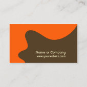 Retro Moderne Business/Networking Card Visitekaartje (Achterkant)