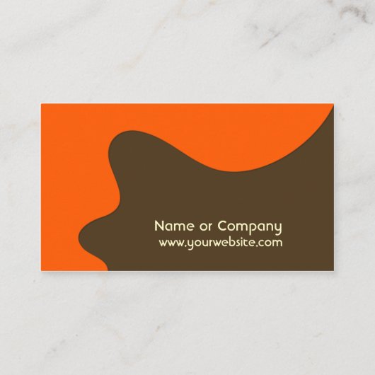 Retro Moderne Business/Networking Card Visitekaartje (Achterkant)