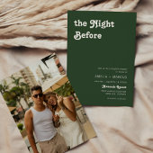 Retro Moderne Chic Terracotta Koppel Bruiloft Kaart