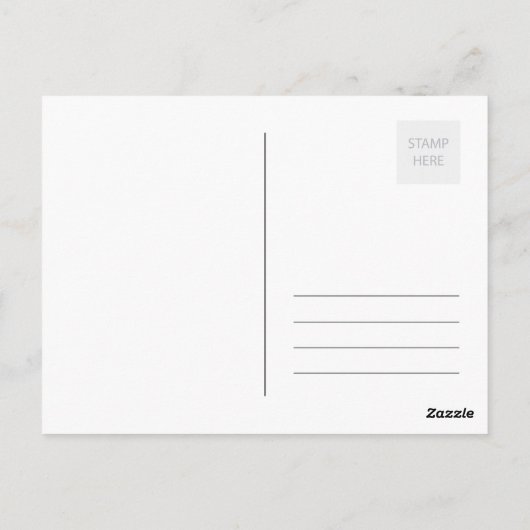 Retro Moderne dank u Briefkaart (Achterkant)