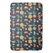 Retro Moderne Elegante Geometrische Tribal Badmat (Voorkant Verticaal)
