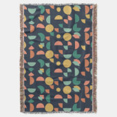 Retro Moderne Elegante Geometrische Tribal Deken (Voorkant Verticaal)