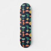 Retro Moderne Elegante Geometrische Tribal Persoonlijk Skateboard (Voorkant)
