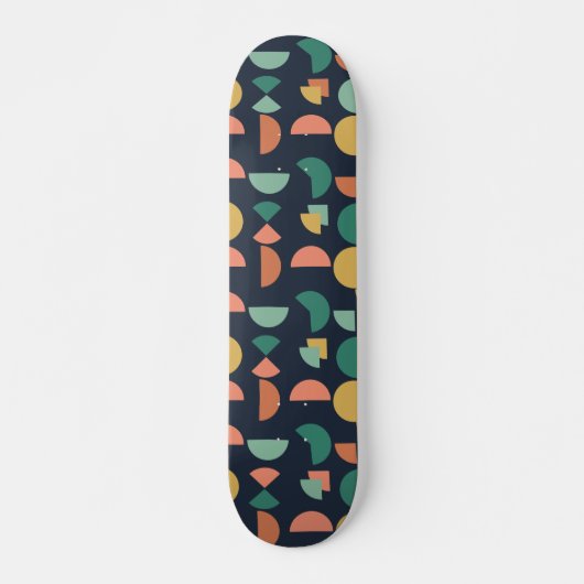 Retro Moderne Elegante Geometrische Tribal Persoonlijk Skateboard (Voorkant)