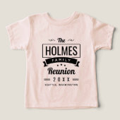 Retro Moderne Familie Reünie Logo (Design voorkant)