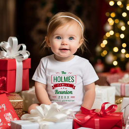 Retro Moderne Familie Reünie Logo Romper