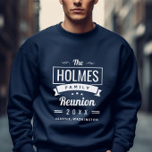 Retro Moderne Familie Reünie Logo T-shirt