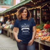 Retro Moderne Familie Reünie Logo T-shirt