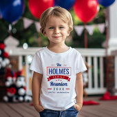 Retro Moderne Familie Reünie Logo T-shirt