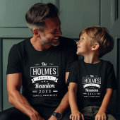 Retro Moderne Familie Reünie Logo T-shirt