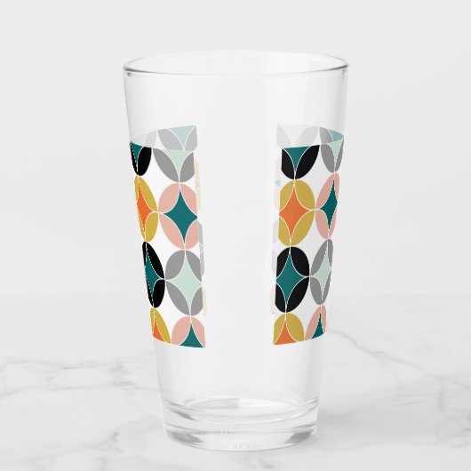 Retro Moderne geometrische beeldschermen uit het m Glas (Links)