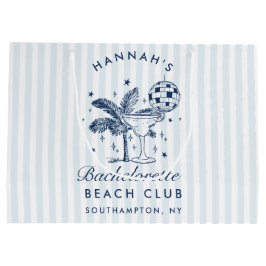 Retro Moderne  Grijze Bachelorette Groot Cadeauzakje