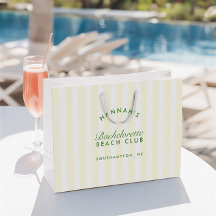 Retro Moderne Groene & Gele Bachelorette