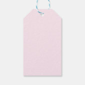Retro Moderne  Marine & Roze Bachelorette Cadeaulabel (Achterkant)