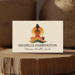 Retro Moderne Meditatieve Grace Life Coach, Holist Visitekaartje