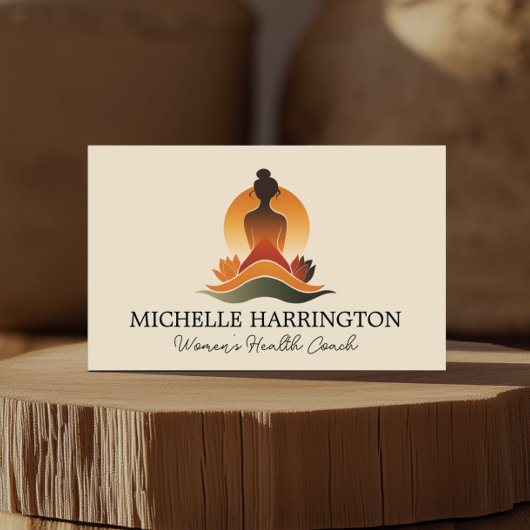 Retro Moderne Meditatieve Grace Life Coach, Holist Visitekaartje