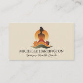 Retro Moderne Meditatieve Grace Life Coach, Holist Visitekaartje (Voorkant)