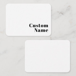 Retro Moderne Minimale Naam of Zakelijke Sjabloon