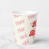 Retro Moderne Minimalistische Bubble Brieven Verja Papieren Bekers (Rechts)