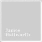 Retro Moderne Minimalistische Naam (of andere teks Sticker (Voorkant)