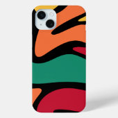 Retro Moderne Patronen Case-Mate iPhone Case (Achterkant)