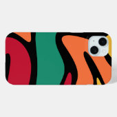 Retro Moderne Patronen Case-Mate iPhone Case (Achterkant (horizontaal))