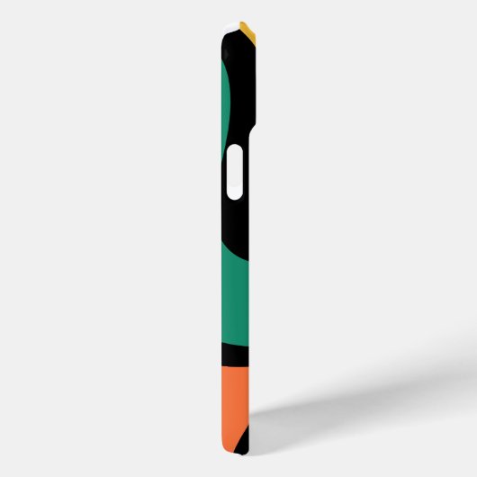 Retro Moderne Patronen Case-Mate iPhone Case (Achterkant / Rechts)