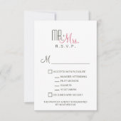 Retro Moderne RSVP (Voorkant)