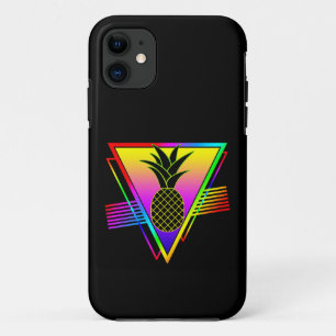 Retro Moderne Silhouet Ananas Zomerfruit Case-Mate iPhone Case