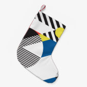 Retro Moderne Stijl Achtergrond Ontwerp Kleine Kerstsok (Voorkant (Hangend))