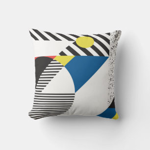 Retro Moderne Stijl Achtergrond Ontwerp Kussen