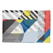 Retro Moderne Stijl Achtergrond Ontwerp Kussensloop (Achterkant)