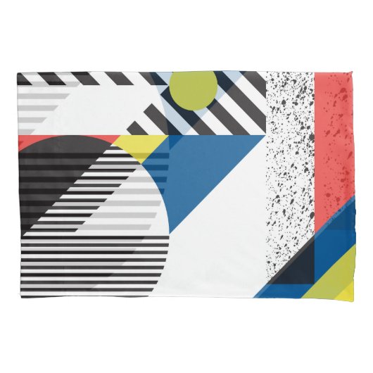 Retro Moderne Stijl Achtergrond Ontwerp Kussensloop (Voorkant)