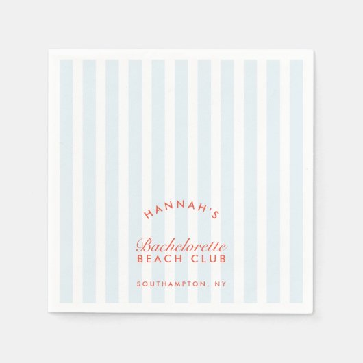 Retro Moderne Trouwjurk Blauwe Papieren Servetten (Voorkant)