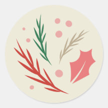 Retro moderne vakantie Sticker