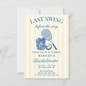 Retro Moderne Vintage Gele Meisjesweekend Kaart (Voorkant)