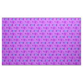 Retro Moderne Vis, Violet en Amethyst Paars Stof (Yard (91,4 cm))