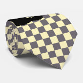 Retro Moderne Zwarte Mode CricketDiane van de Kat Stropdas (Opgerold)