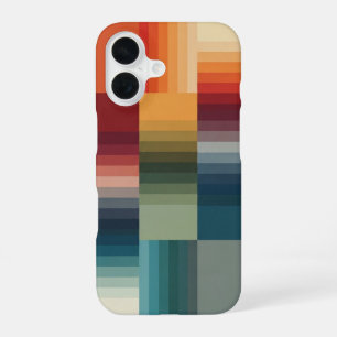 Retro modulaire dispositie iPhone 16 hoesje
