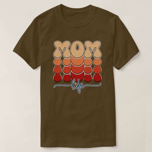 Retro moeder 8 t-shirt (Design voorkant)