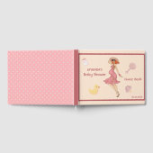 Retro Moeder Redhead 2 Baby shower Party Gastenboek (Volledig)